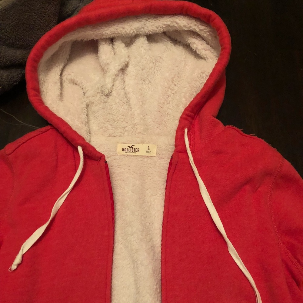 Warm fuzzy Hollister hoodie, NWOT